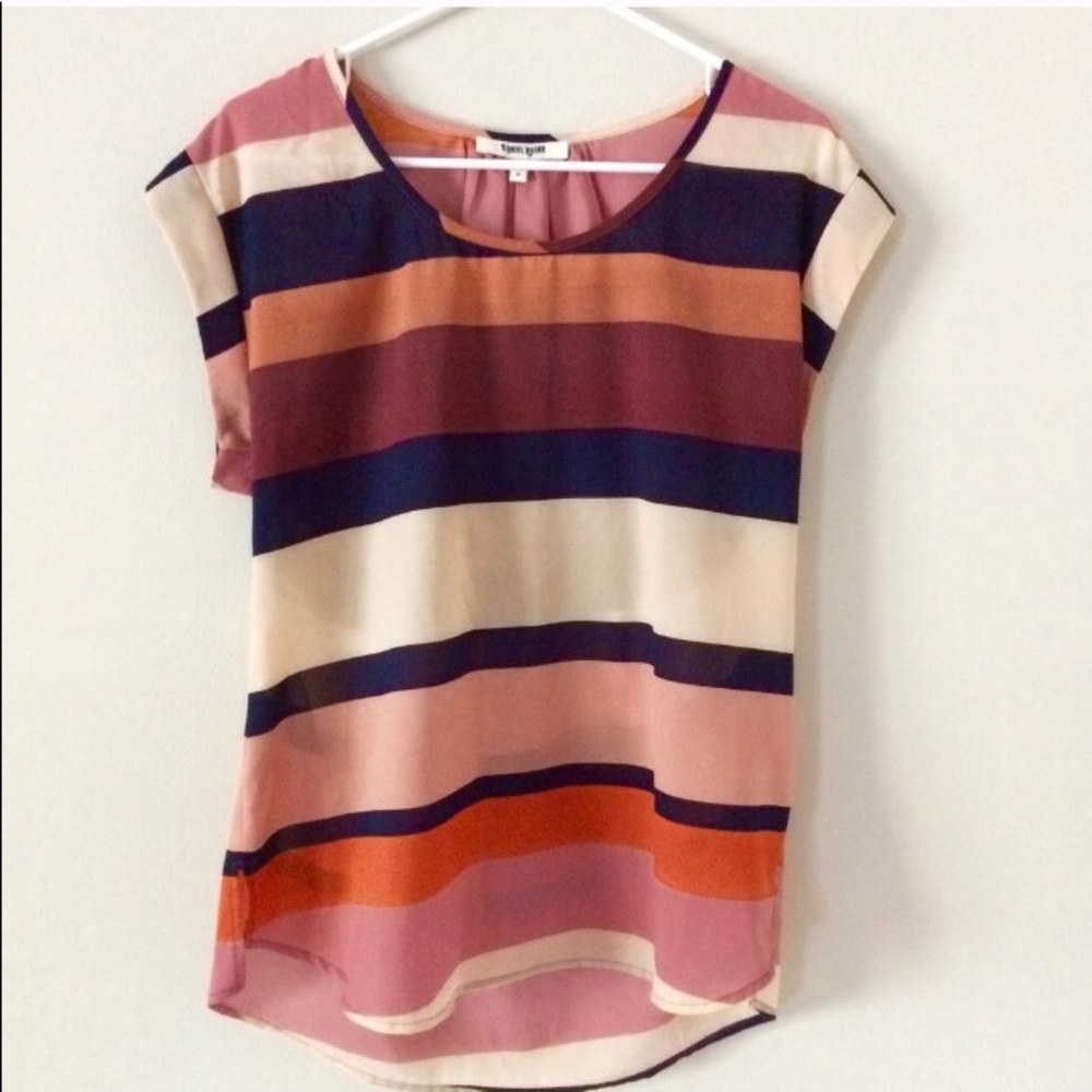 Daniel Rainn Colorblock Blouse